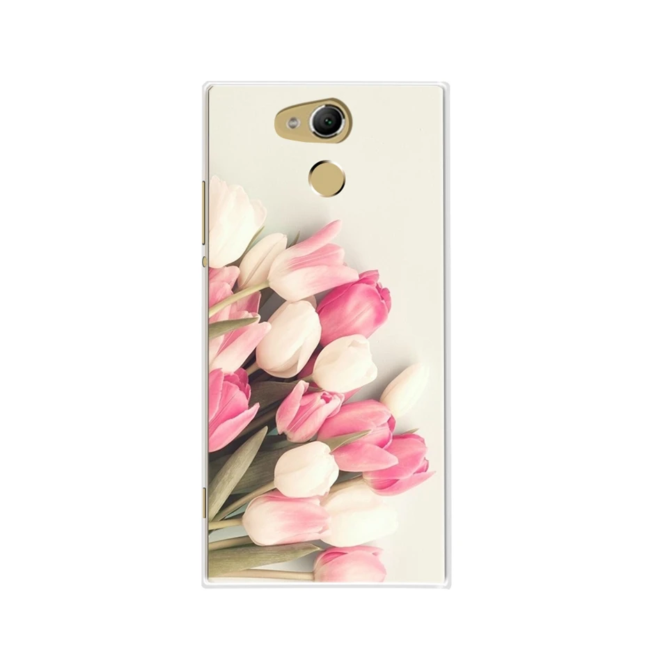 Flower Cover For Sony Xperia XA2 XA 2 Ultra Case Soft TPU Back Covers For Sony Xperia XA2 Bumper Cases For Sony XA2 Ultra Hoesje