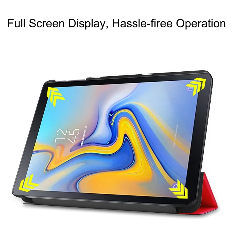 Book Flip Cover Case for Samsung Galaxy Tab Advanced 2 SM-T583 T583 10.1 inch Tablet + Stylus Pen