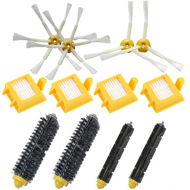 High Quality Bristle Brush Flexbile Beater Side Brush Hepa Filter kit for iRobot Roomba 700 Series 770 780 790