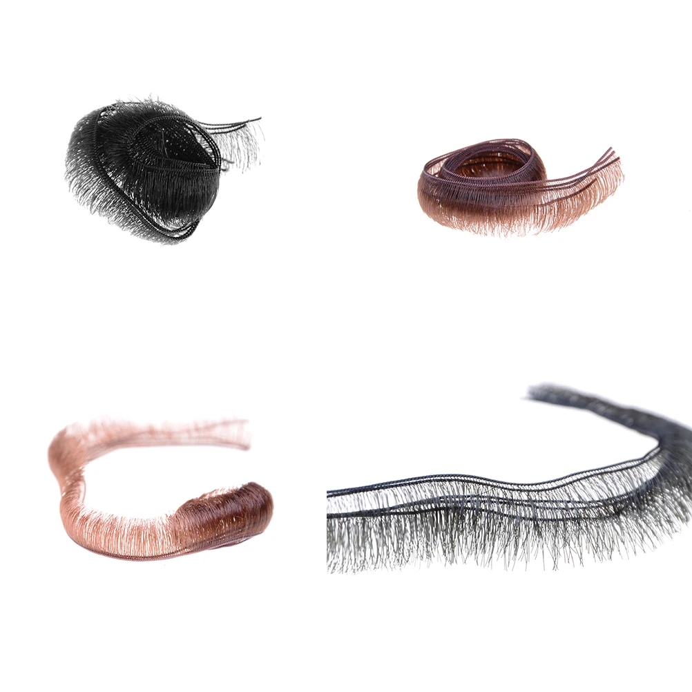 Wholesale 5pcs/lot 0.5/0.8/1.0cm Width Eyelashes For Doll Baby Dolls Accessories Doll Eyelashes