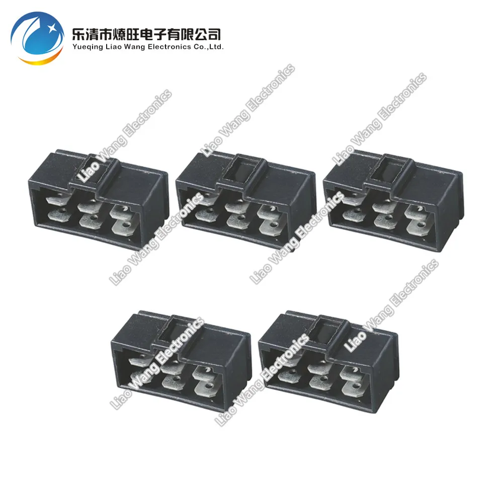 

5 Sets 6 Pin Clamp Car Connector with Terminal DJ70610-6.3-10 Car Connector