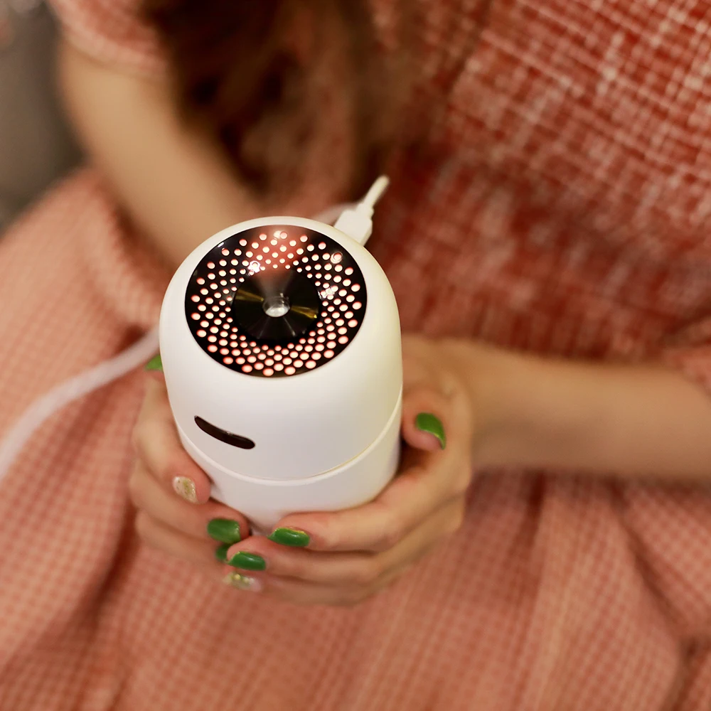 USB น่ารัก XIAOI Air Humidifier Diffuser รถบ้าน Desktop Mist Maker 200ML สีสันสดใส Night Light Mini Sprayer Mist fogger