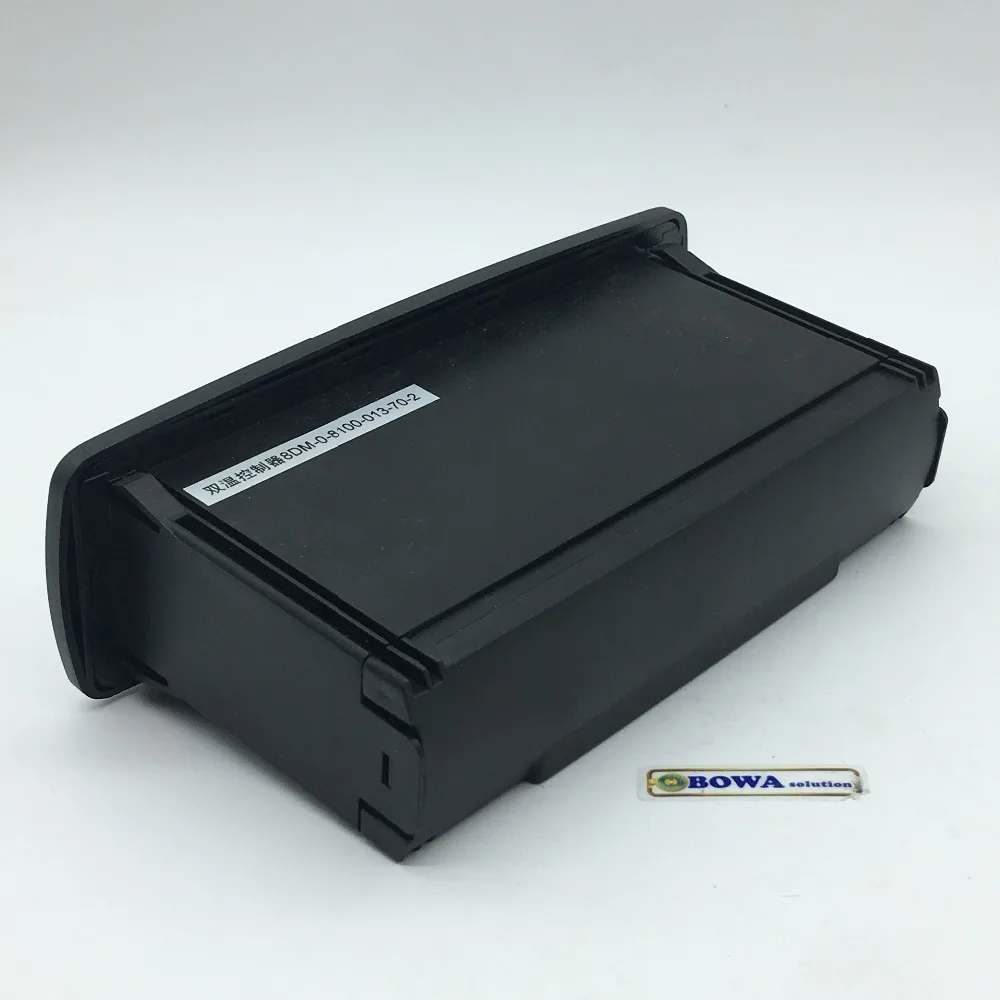 Termostato eletrônico é projetado para aparelhos de refrigeração de temperatura dupla (refrigerador e freezer integrado), por exemplo: caso do bolo