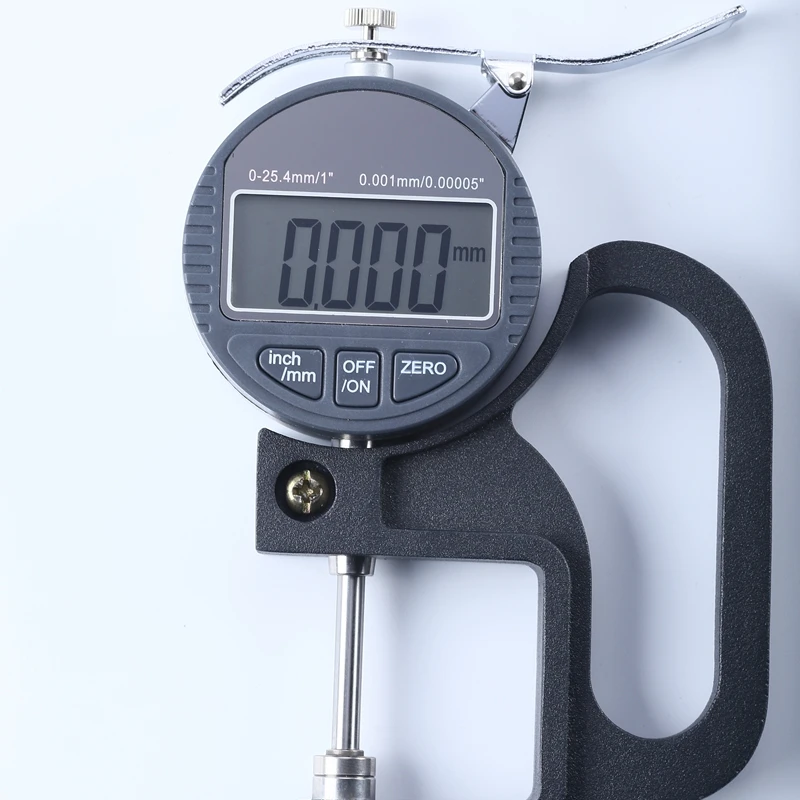 0-25mm Digital Thickness Gauge LCD Micrometer Thickness Meter Micrometer Width Measuring Tools Data Output Accuracy 0.001mm