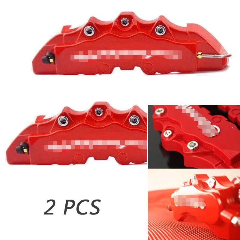 2PCS  Fit For Car Wheel Brake Caliper Cover Front Rear Dust Resist Hot Sale