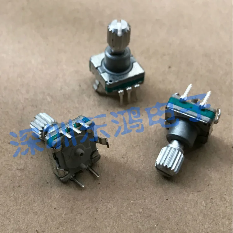 

3pcs for ALPS EC11 encoder with a press switch 30, positioning 15 pulse shaft length 13MM