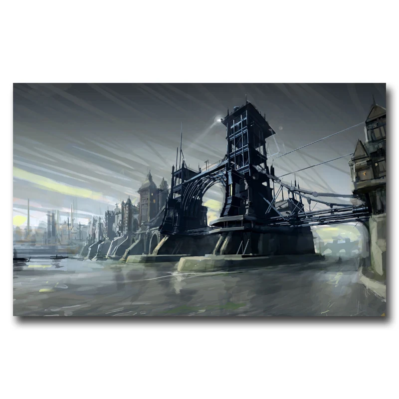 Dishonored Video Game Posters and Prints Art Wall Canvas Painting Modern Living Room Home Decoration Pictures Bedroom