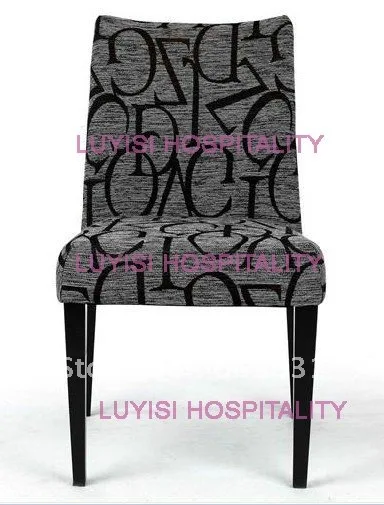 Hot Sale Stackable Upholstered Aluminum Restaurant Chair LUYISI2059