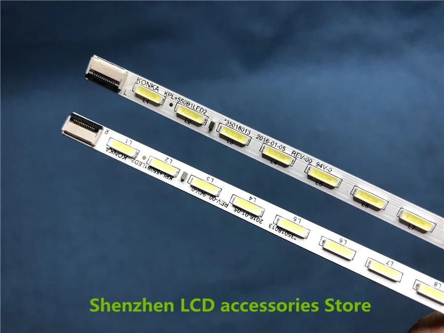 

12Pieces/lot for Konka LED5555580AF LED555F5570NF 55G5000 KPL 550B1LED2 1PCS= 56LED 613MM 100%NEW