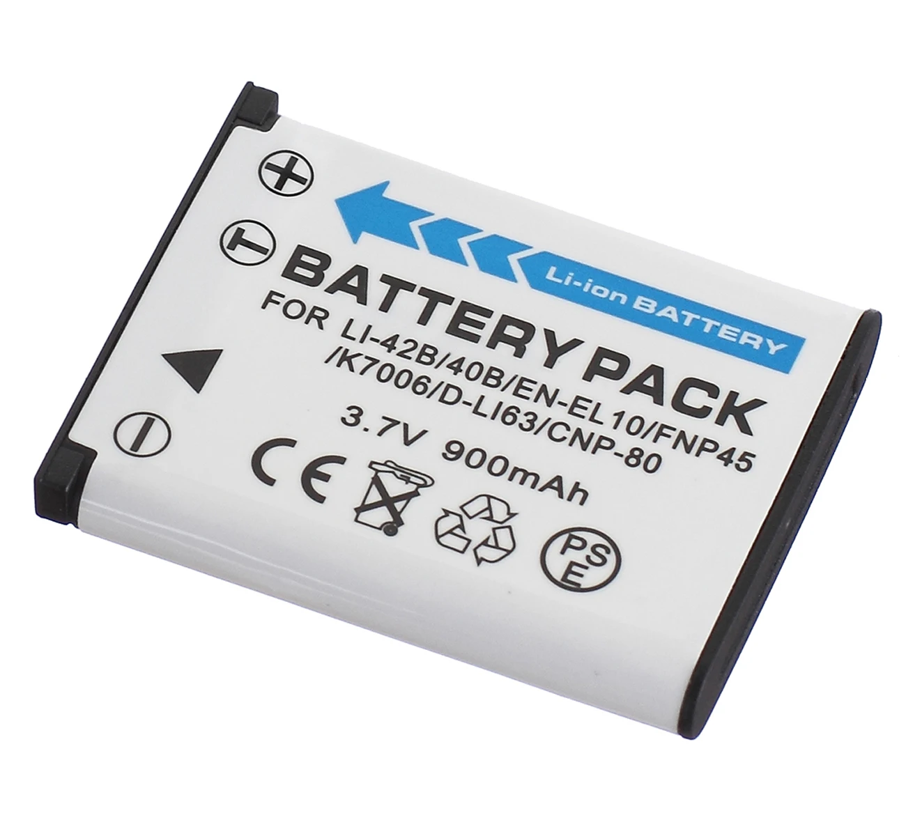 Battery Pack for Olympus FE-20, FE-190, FE-220, FE-230, FE-240, FE-250, FE-280, FE-290, FE-340, FE-350, FE-360 Digital Camera