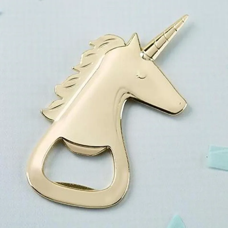 Bottle Opener Corkscrew Bridal Shower Wedding Favors Party Gift Unicorn keychain Brand Beer Opener F20173685