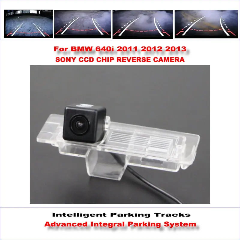 

For BMW Series 640i 2011 2012 2013 Car Rear Camera Intelligent Parking Tracks Backup Reverse Dynamic Guidance Tragectory CAM