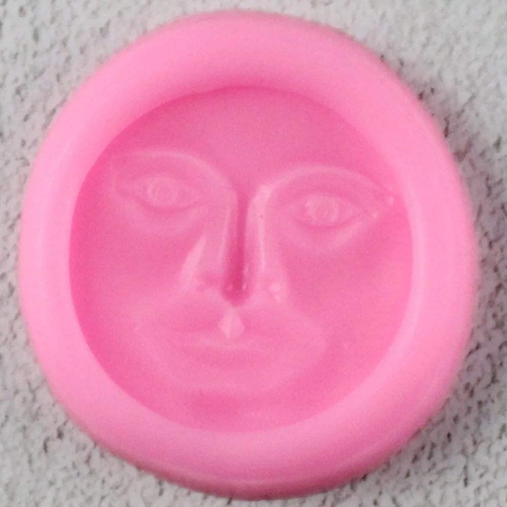 3D Moon Face Cooking Tools Silicone Mold Cake Chocolate Candy Jelly Baking Mold Fondant Cake Decorating Tools