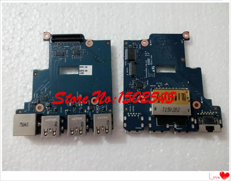 Envío Gratis Original ordenador portátil USB Board para HP ProBook 650 G0 650 G1 655 G0 655 G1 USB interfaz USB de placa junta