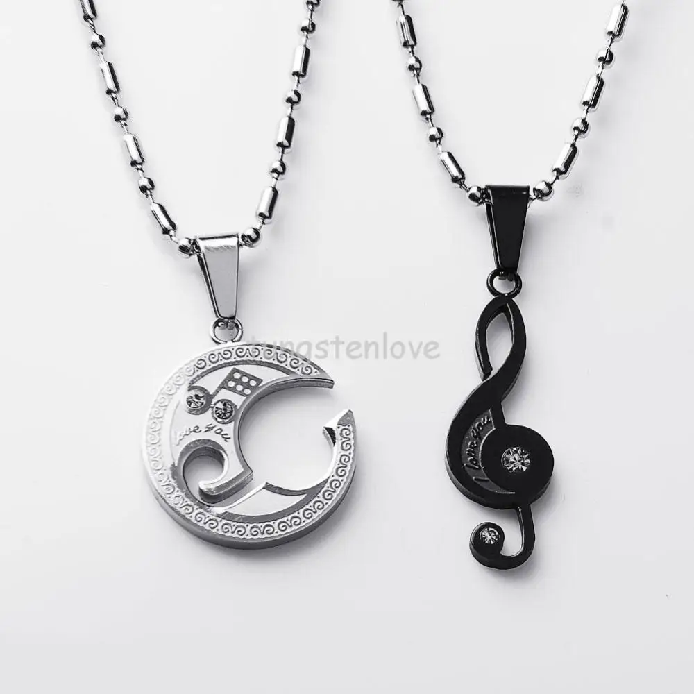 New necklaces & pendants Musical Matching Music Note 