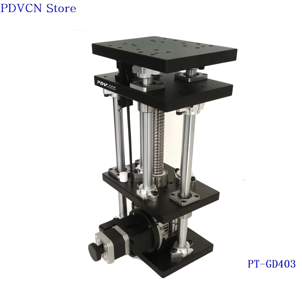 PT-GD403Motorized Lab Jack, Elektrische Lifting Platform, Lift, Optische Sliding Lift, 100mm Reizen linear slide as