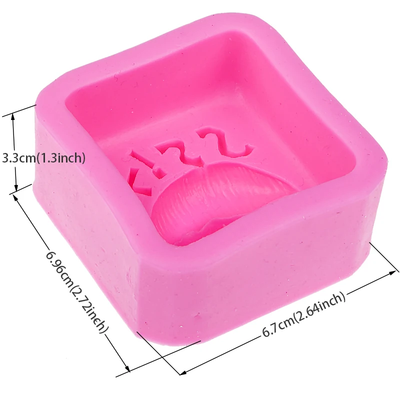 Hot Sexy Lips kiss Silicone soap Mold chocolate Fondant moulds cake Decorating Tools Candle Moulds T0508