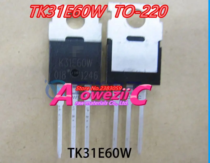 Aoweziic 100% الجديدة المستوردة الأصلي TK31A60W K31A60W TO-220F TK31E60W K31E60W TK31E60X K31E60X إلى 220 TK31V60W K31V60W QFN8X8