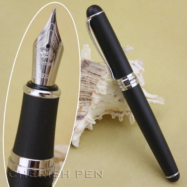 Jinhao X750 Noble Grind Arenaceous Black and Silvery Inking Pens  Ink/Steel/Metal/Executive/Fine/Fountain pen