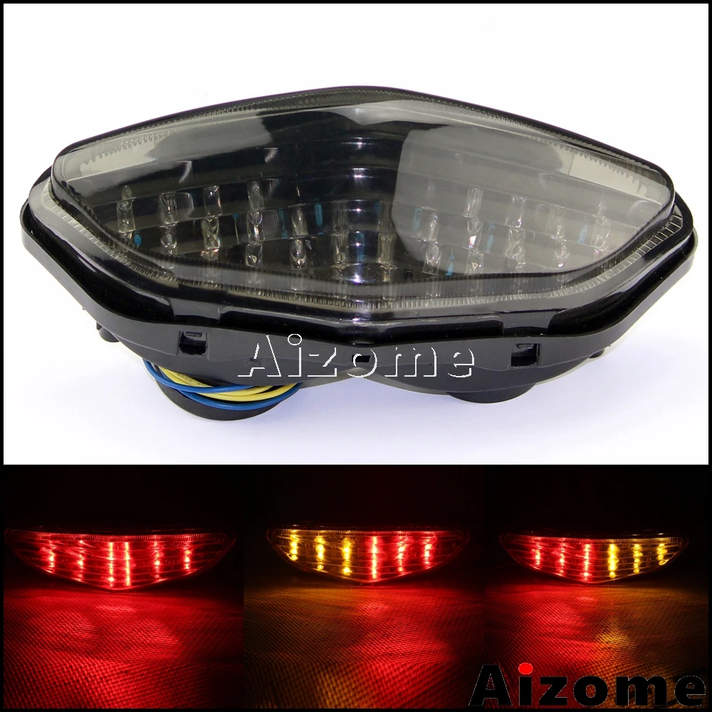 Motorcycle Turn Signals Brake Taillight Integrated LED Tail Rear Light For Suzuki DL650 DL1000 V-Strom 2003-2008