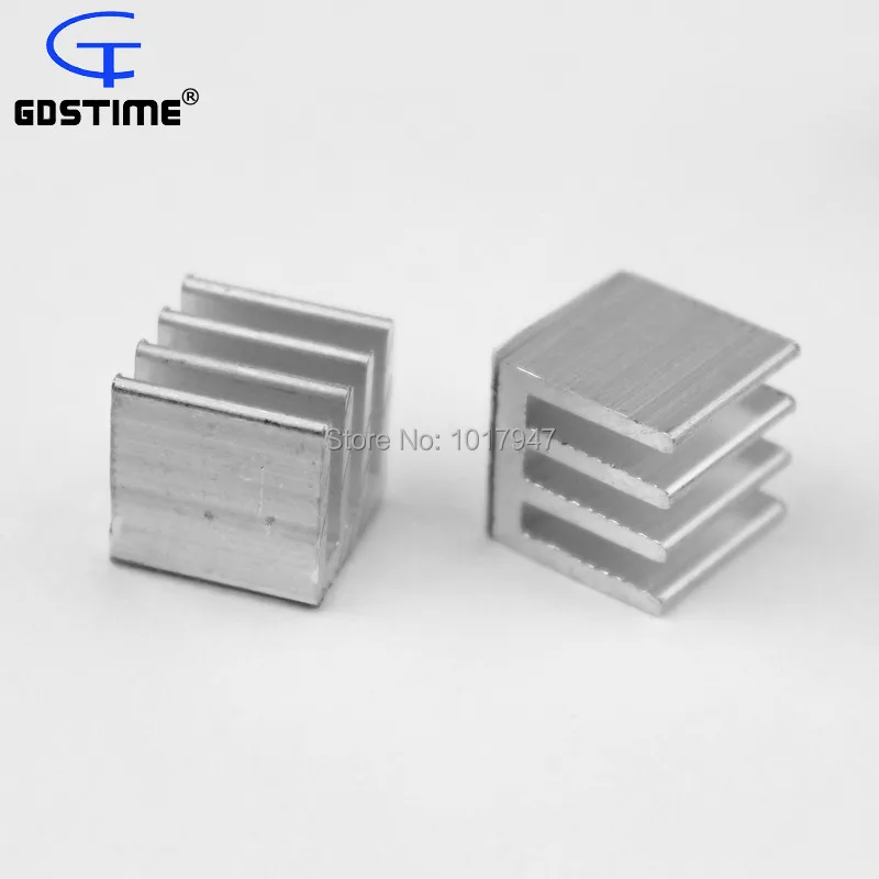 

100 Pieces LOT For IC Chipset 10mm x 10mm x 10mm Chip Radiator Aluminum Heatsink