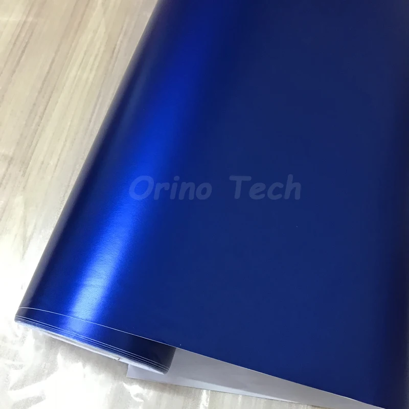 ice blue matte chrome vinyl for car wrap skin covering with air release ORINO matte chrome metallic foil size 1.52*5/10/15/20m