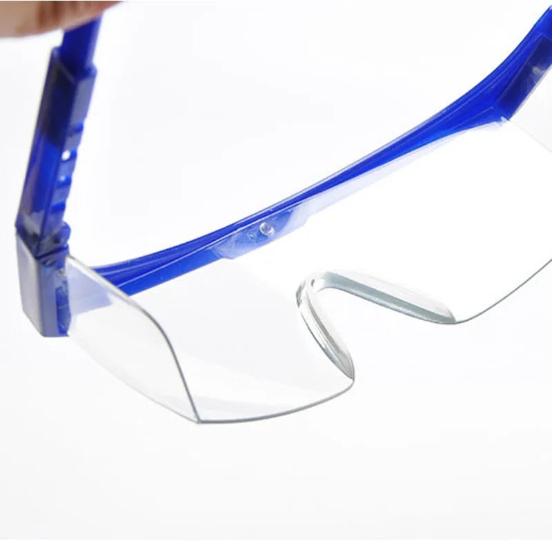 Dental Blue Protective Eye Goggles Safety Glasses Blue Frame For for Dentists and Lab Technicians Anti-fog Glasses