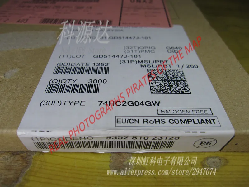 

50pcs/lot 74HC2G04GW 125 TSSOP6 74HC2G04 In Stock