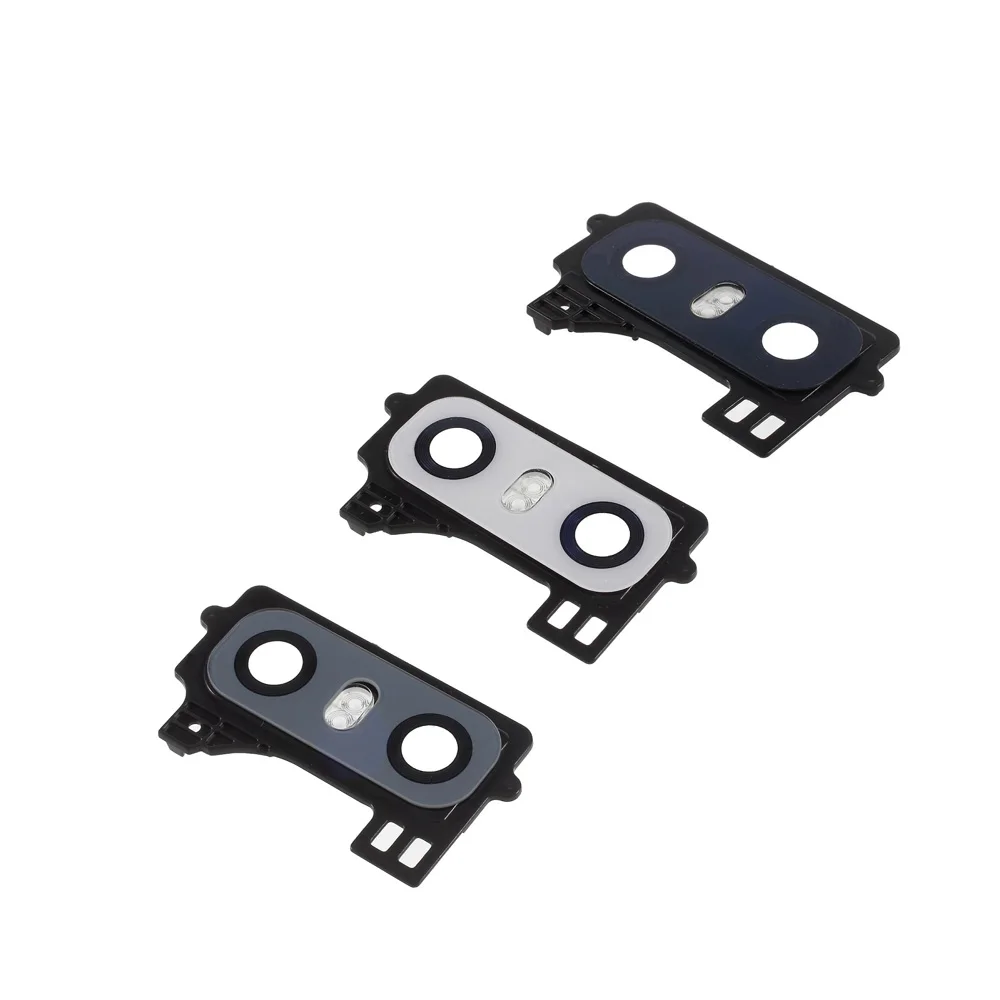 ل LG G6 عودة كاميرا غطاء لعدسات النظارة حلقة مع حامل الإطار فلاش الناشر استبدال أجزاء