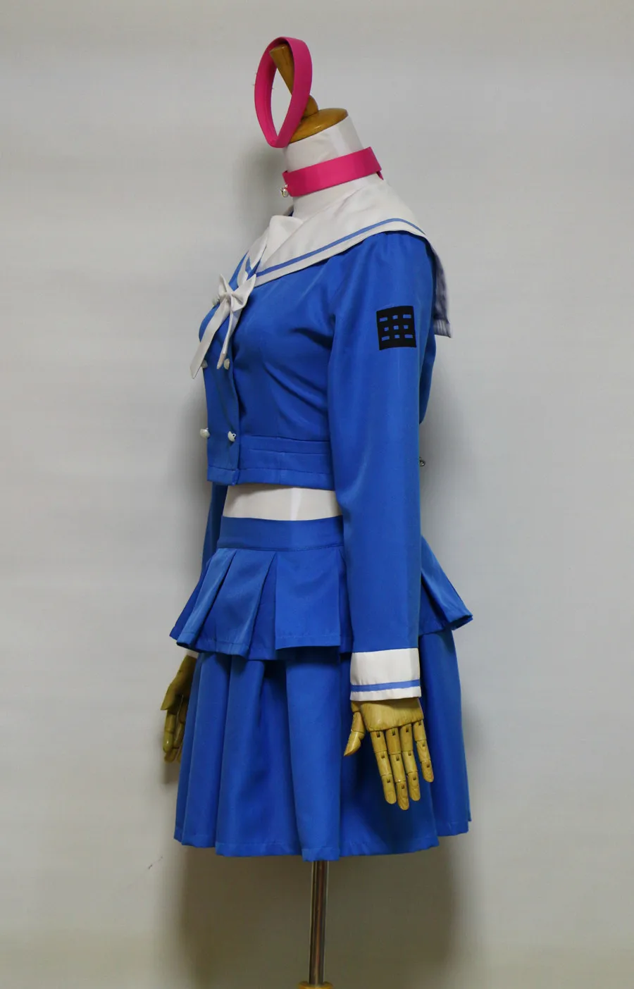 Danganronpa V3 Tenko Chabashira Ultimate Aikido Master Blue Cosplay Costume X006