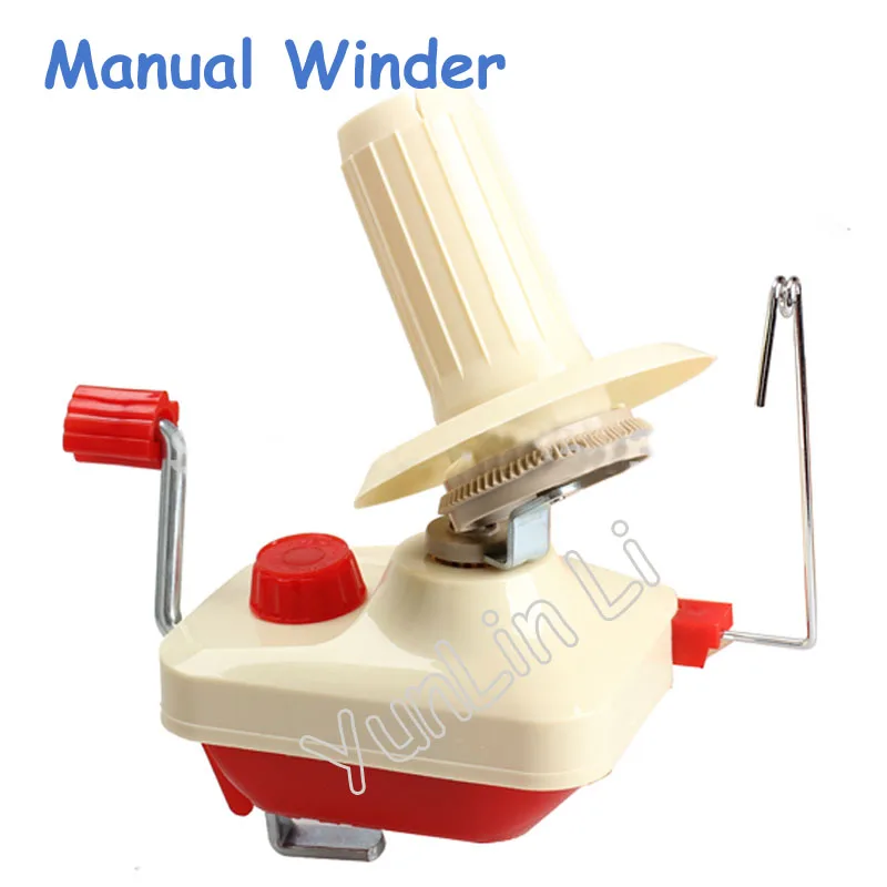 48pcs/lot Handheld Coil Winding Machine Household Manual Winder Swift Yarn Fiber String Ball Winding Machine