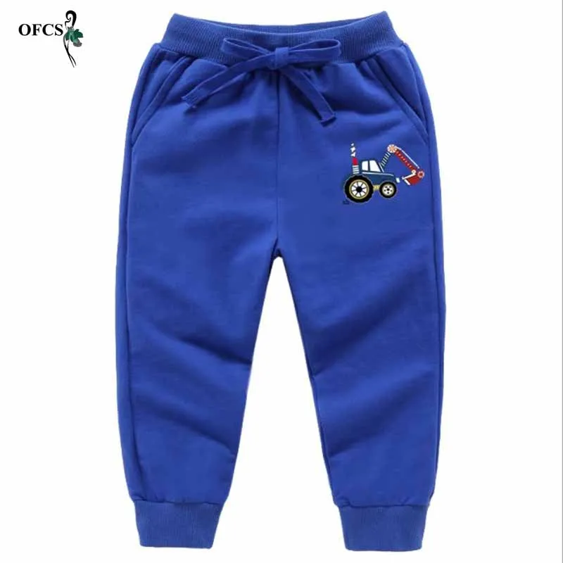 Hot Sale Teenagers Pants Solid Cartoon Boys Girls Casual Sport Pants Jogging Enfant Garcon Kids Children Trousers For 18M-12Year