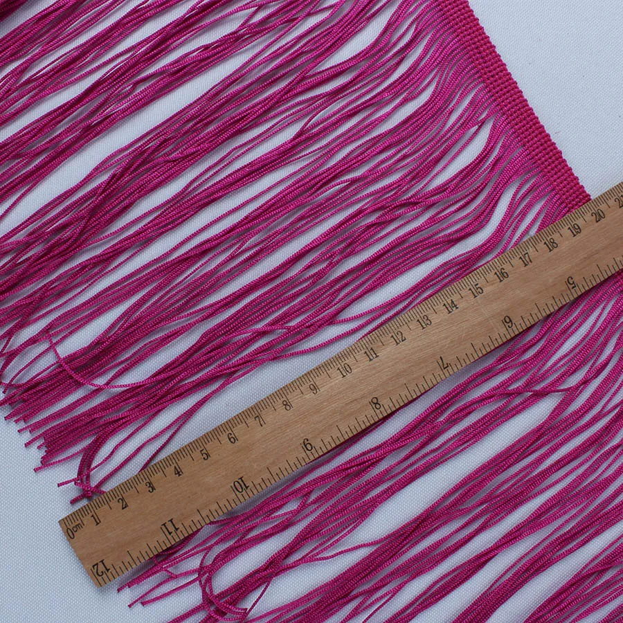 10 Yards/lot Lace Fringe Tassel Polyester Lace Trim Ribbon DIY Curtain Latin Dress Stage Garment 15cm/20cm/30cm Wide