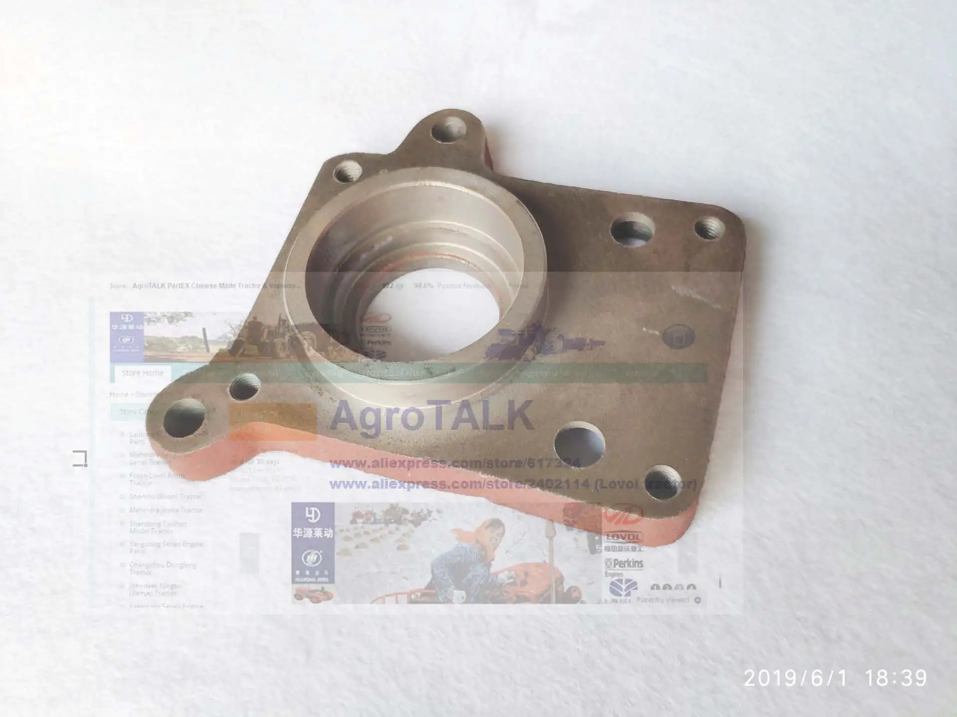 Rear seat of hydraulic pump for Fujian Lijia brand engine (please check the shape firstly)  , part number: 100FT-02401