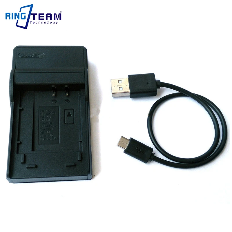 ENEL11 EN-EL11 Baterai USB Charger MH-64 untuk Kamera Nikon Coolpix S550 S550...