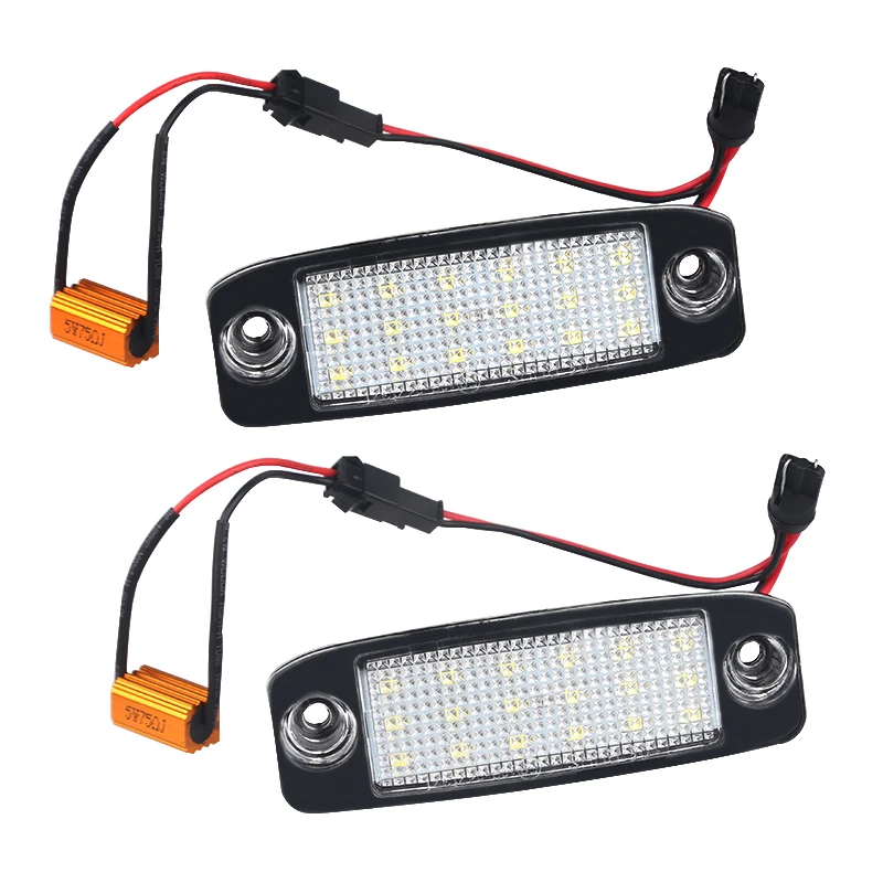 2pcs High Quality Error Free 18LED Car License Plate Lights For Hyundai Kia Sportage 12v White For Sonata 10 Sonata YF GF 10