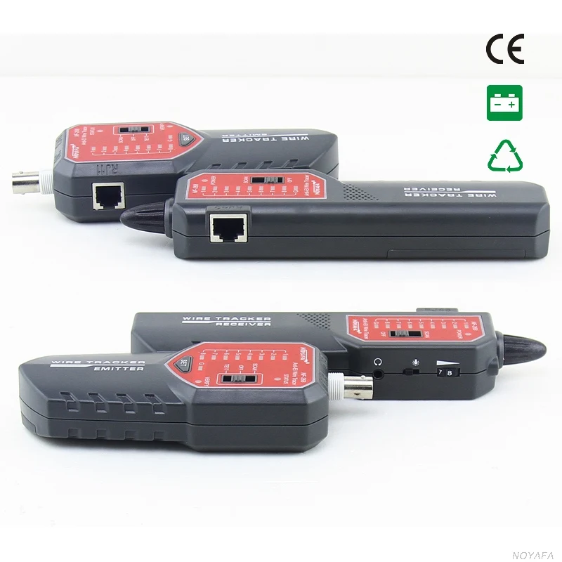 Wire Tracker Cable Tracer UTP STP RJ45 (8P4C 8P8C) RJ11 BNC Cable Tester Tone Tracer LAN Cable Wiremap