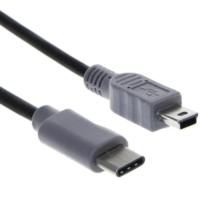 50ซม. ชนิด C เป็นสาย mini USB B OTG สำหรับเครื่องขยายสัญญาณเสียงดิจิตอลแบบพกพา DAC