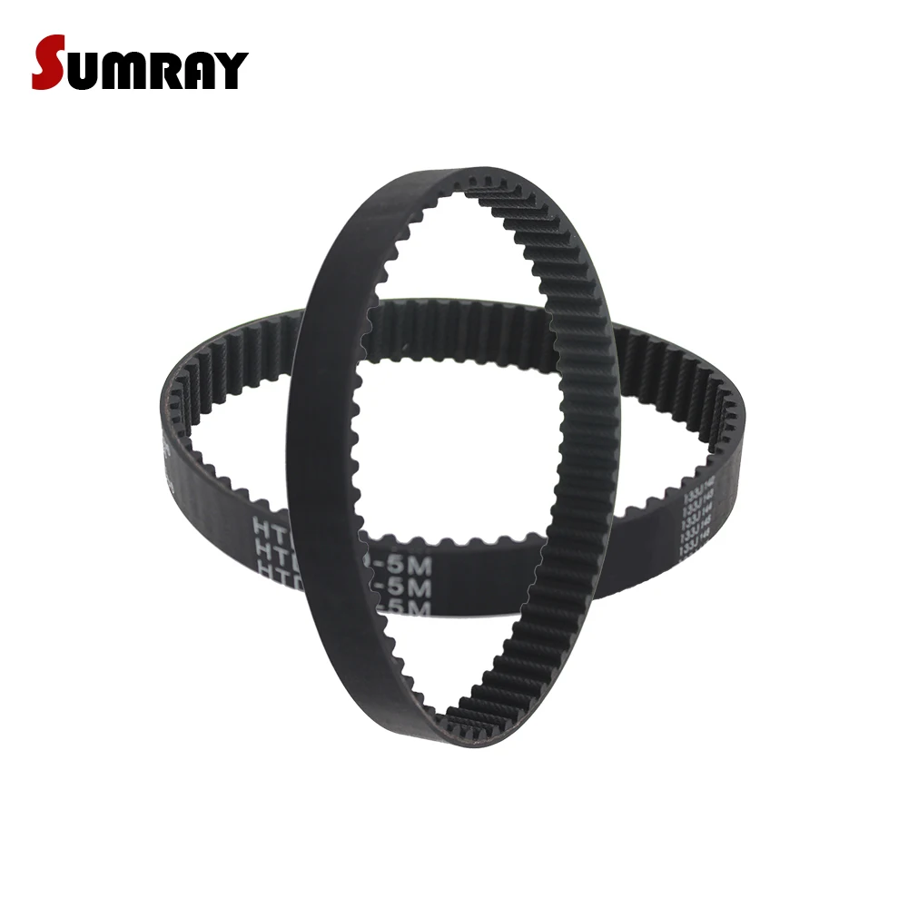 2Pcs HTD5M Rubber T…