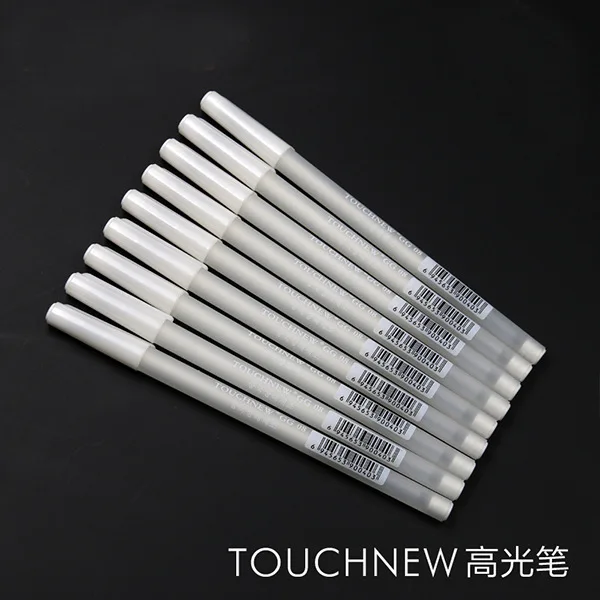 0.8mm 2/4pcs White Ink Photo Album Gel Pen Stationery Office Learning Cute Unisex Pen Wedding Pen Gift For Kids Writing Supplies