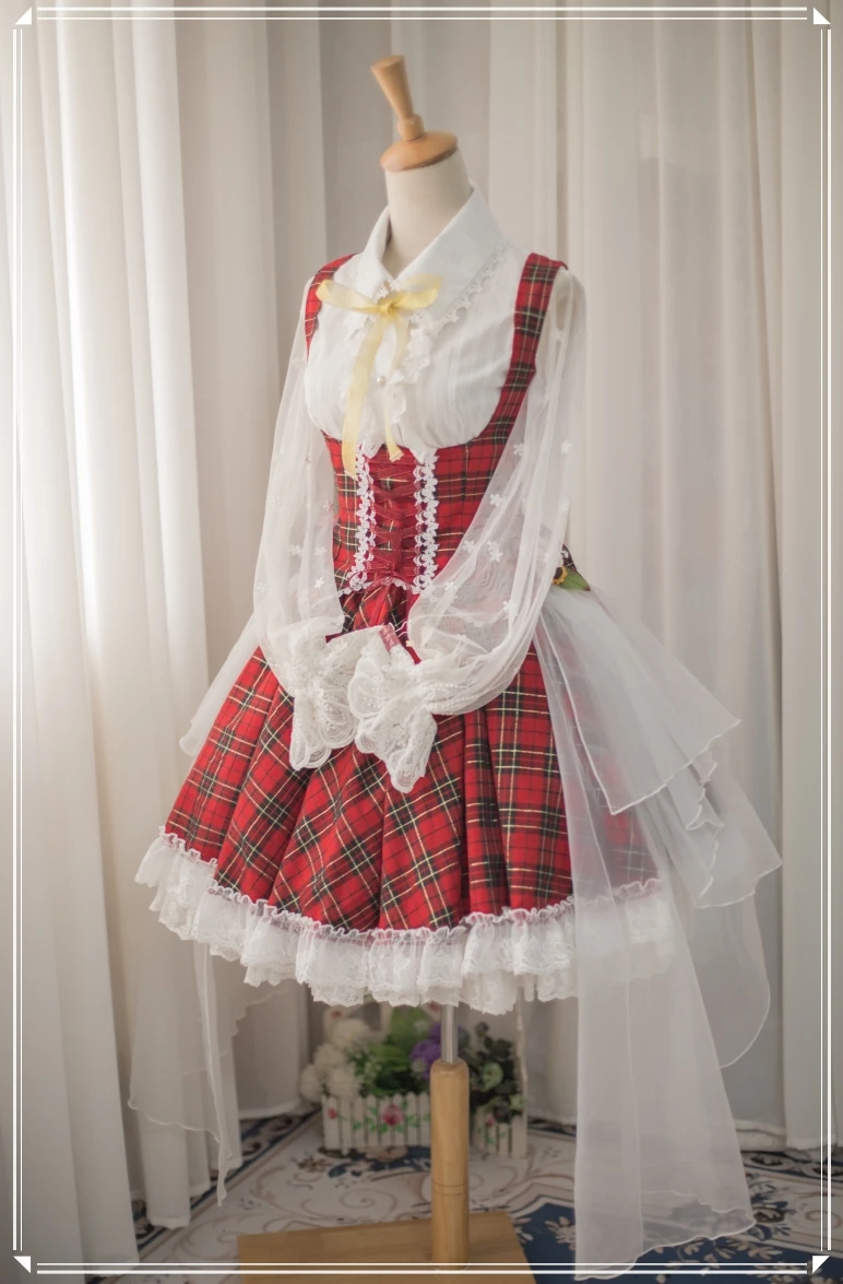 [Customized] Anime Touhou Project Kazami Yuuka Lolita Dress Cosplay Costume Any Size Full Set Women Halloween Free shipping 2019