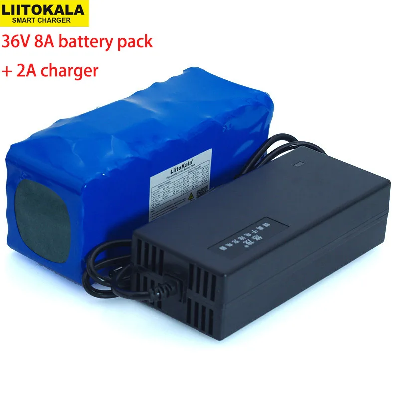 

36V 8Ah 10S4P 500w 18650 Rechargeable battery pack ,modified Bicycles,electric vehicle 36V Protection with BMS+ 42v 2A Charger