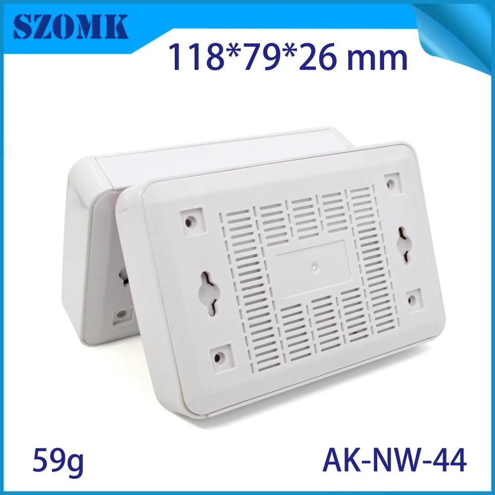 Abs Plastic Wifi Net Working Enclosures Wall Mouting Diy Housing Plastic Electrical Case 110*36 Mm Router Abs Case Design