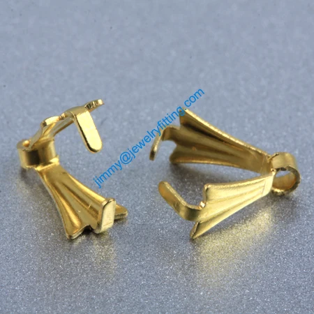 

TheJewelry Accessories leaf shape Bails for Pendants 7000pcs freee shipping