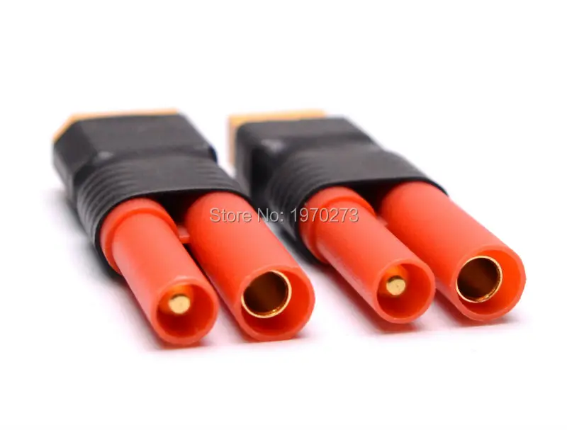 No Wire HXT 4MM to XT60 Plug Male / Female Adapter Lipo Battery Banana Bullet Deans Connector