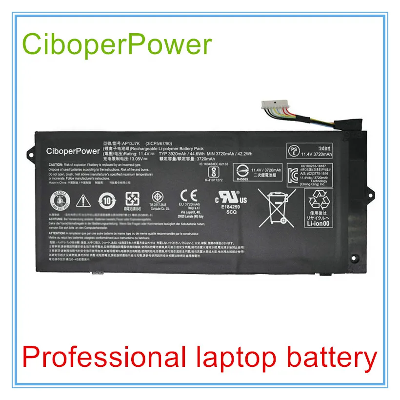 

Original quality AP13J7K Battery for AP13J7K 3ICP5/67/90 Series 11.4V 3920mAh/44.6Wh