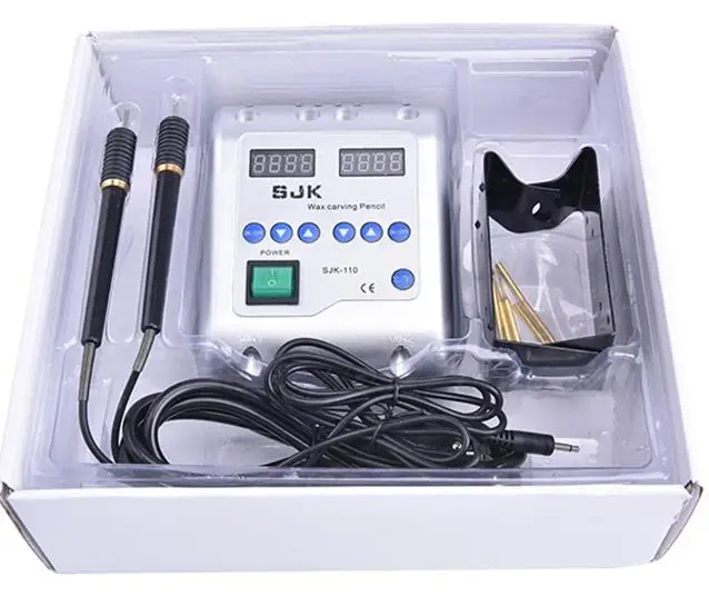 Dental Lab Electric Waxer Carving knife Machine Double Pen and 6 Wax Tips Pot dental lab equipment Hot