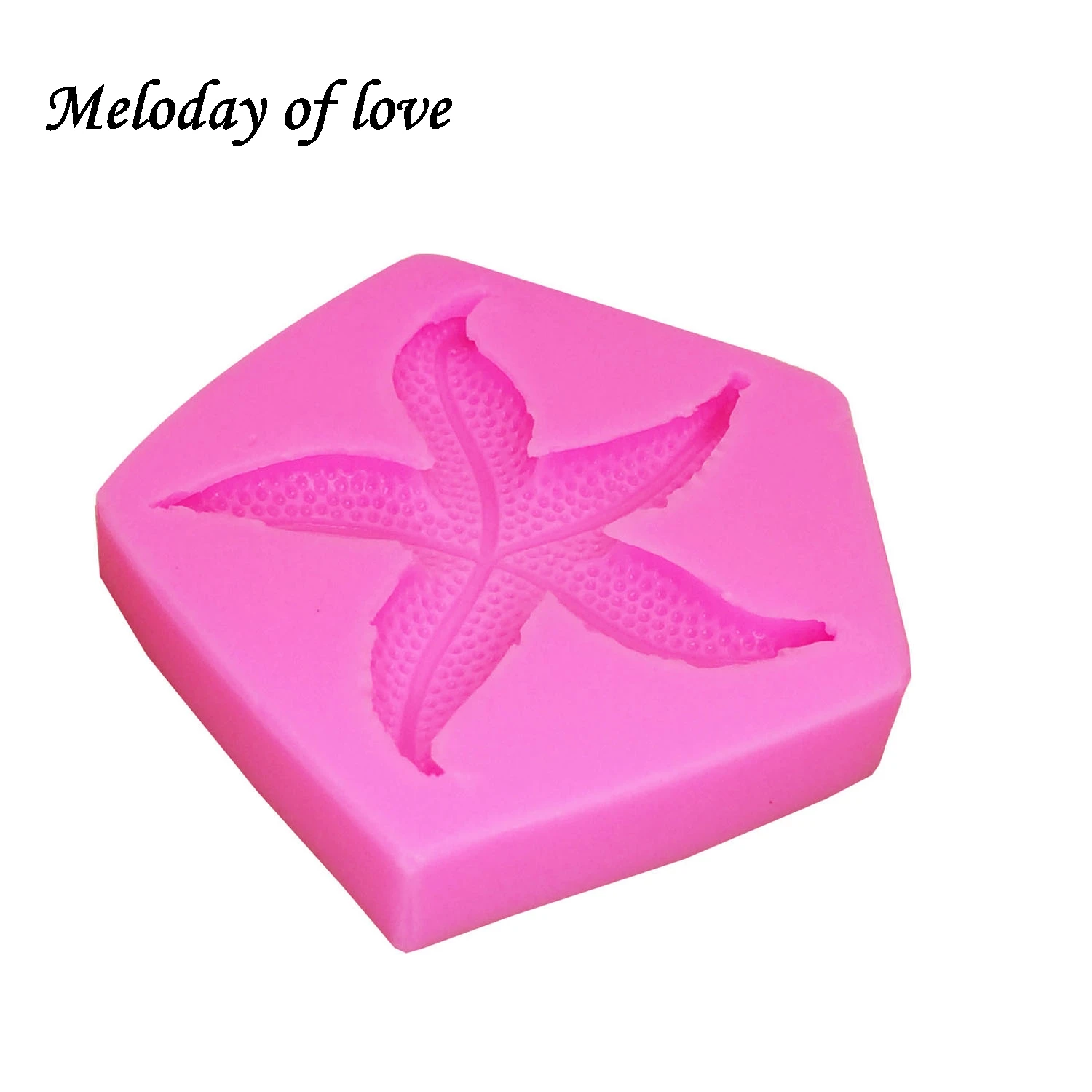 Starfish soap making mould chocolate cake decorating tools DIY sea star fondant silicone mold baking tools for cakes T0412