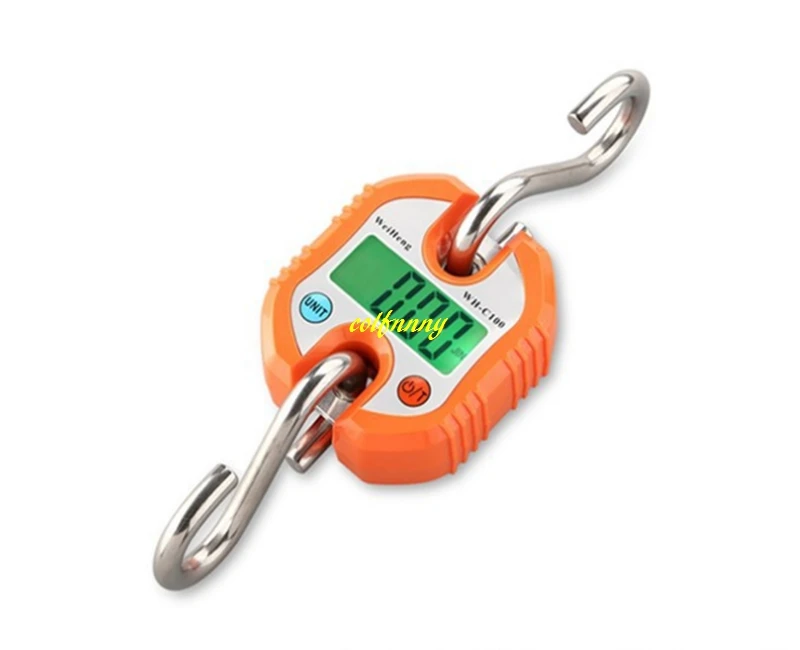 

50pcs/lot Fast shipping 150kg Portable Digital Hanging Scale Electronic Crane Fishing Balance Weight Scale Hook