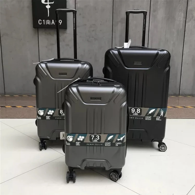 Valise de voyage à roulettes pour femmes, valise de voyage haut de gamme, valise à roulettes PC avec roulettes, boîte commerciale de 20, 24, 28 pouces, bagage à main pour hommes